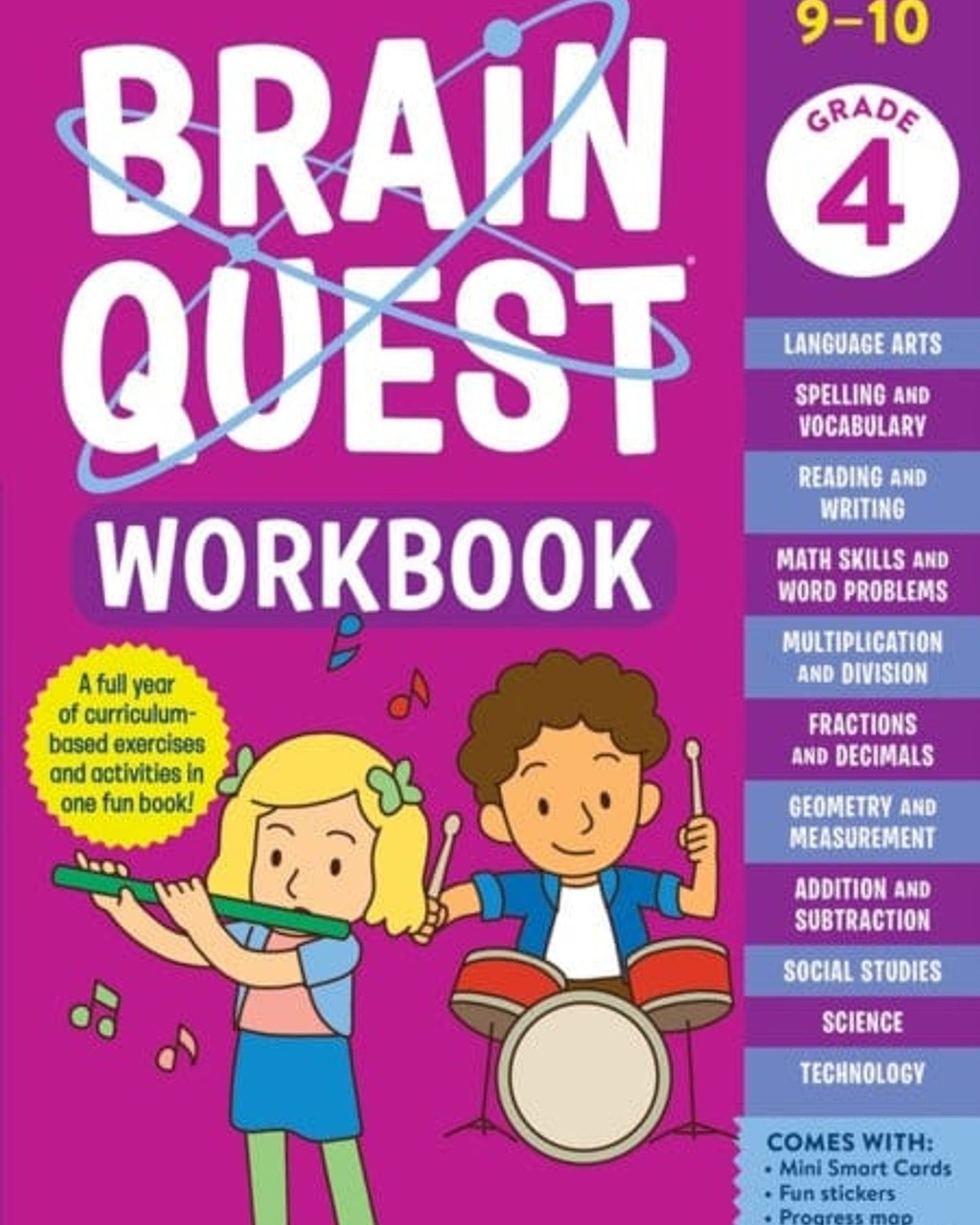 كتاب تمارين Brain Quest: الصف الرابع (الطبعة المنقحة)