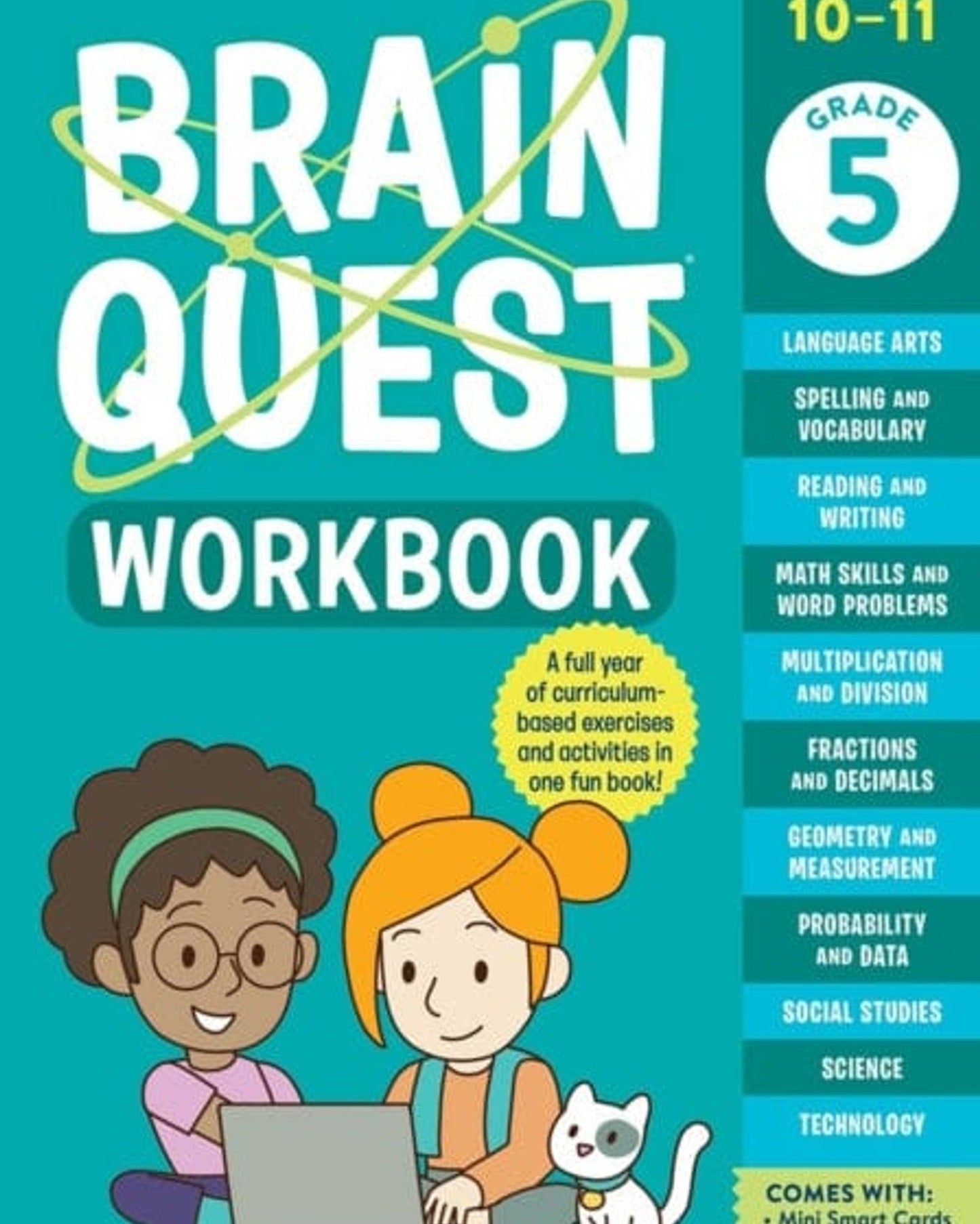 كتاب تمارين Brain Quest: الصف الخامس (الطبعة المنقحة)