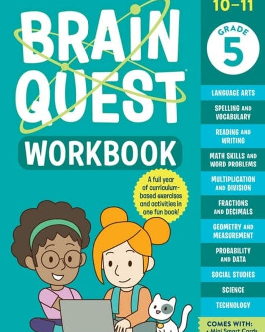 كتاب تمارين Brain Quest: الصف الخامس (الطبعة المنقحة)