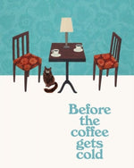 قبل أن يبرد القهوة
