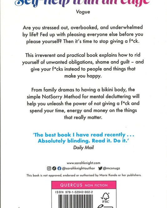 سحر تغيير الحياة من خلال عدم الاكتراث: الكتاب الأكثر مبيعًا والذي يتحدث عنه الجميع