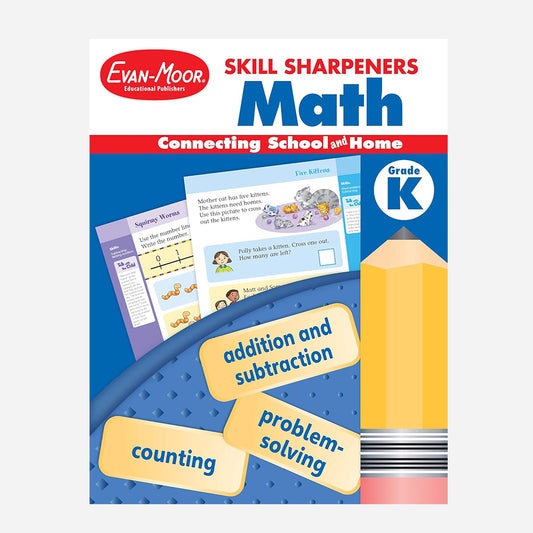  Skill Sharpeners Math Workbook Grade K