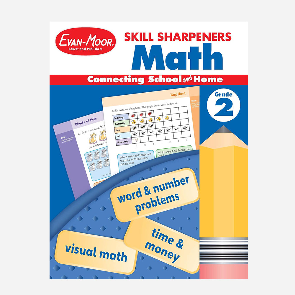  Skill Sharpeners Math Workbook Grade 2