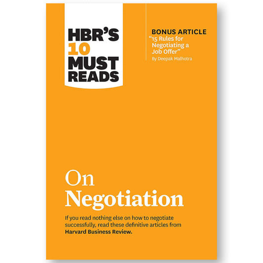 10 قراءات أساسية حول التفاوض من هارفارد بزنس ريفيو