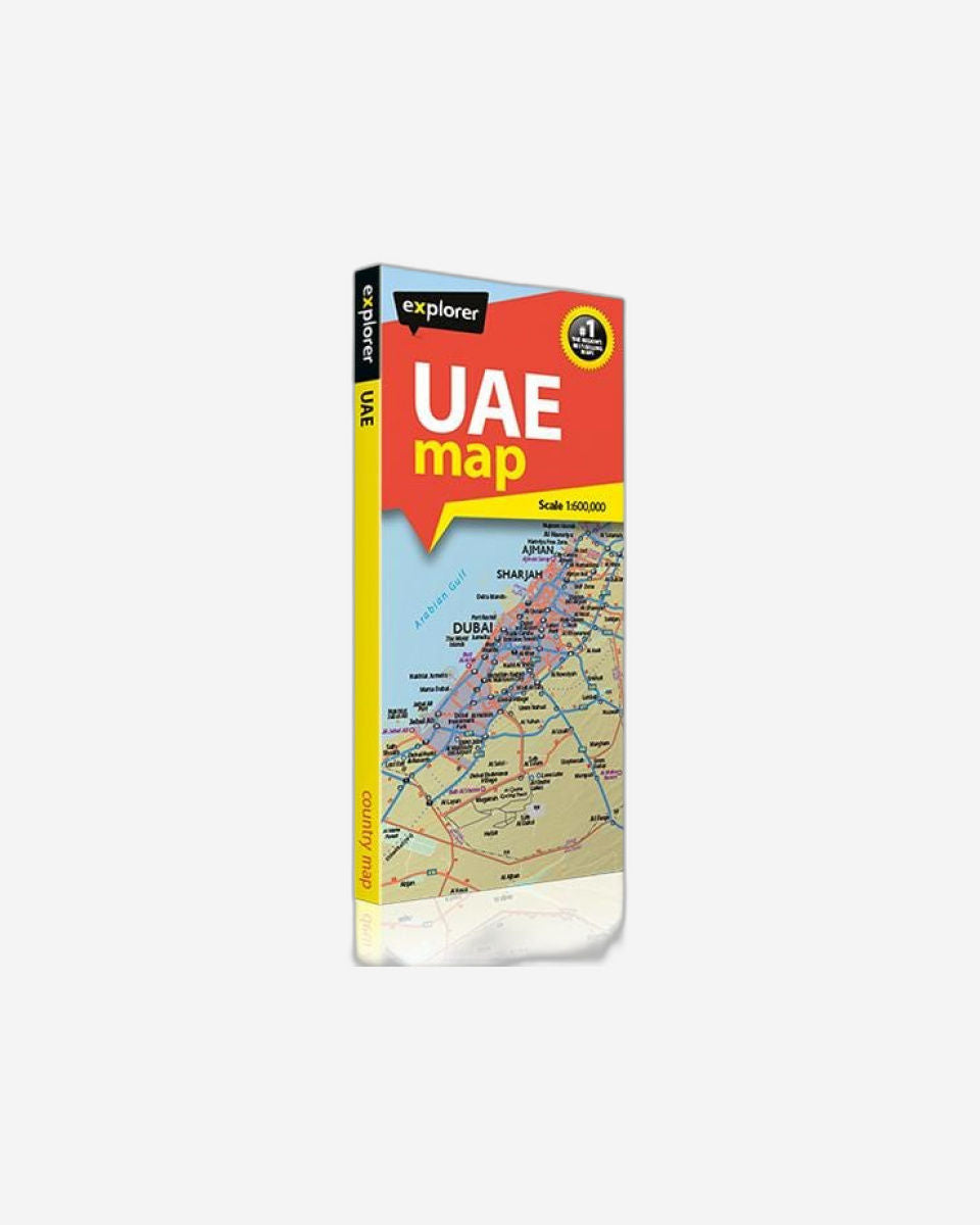 خريطة الإمارات العربية المتحدة - دار نشر إكسبلورر