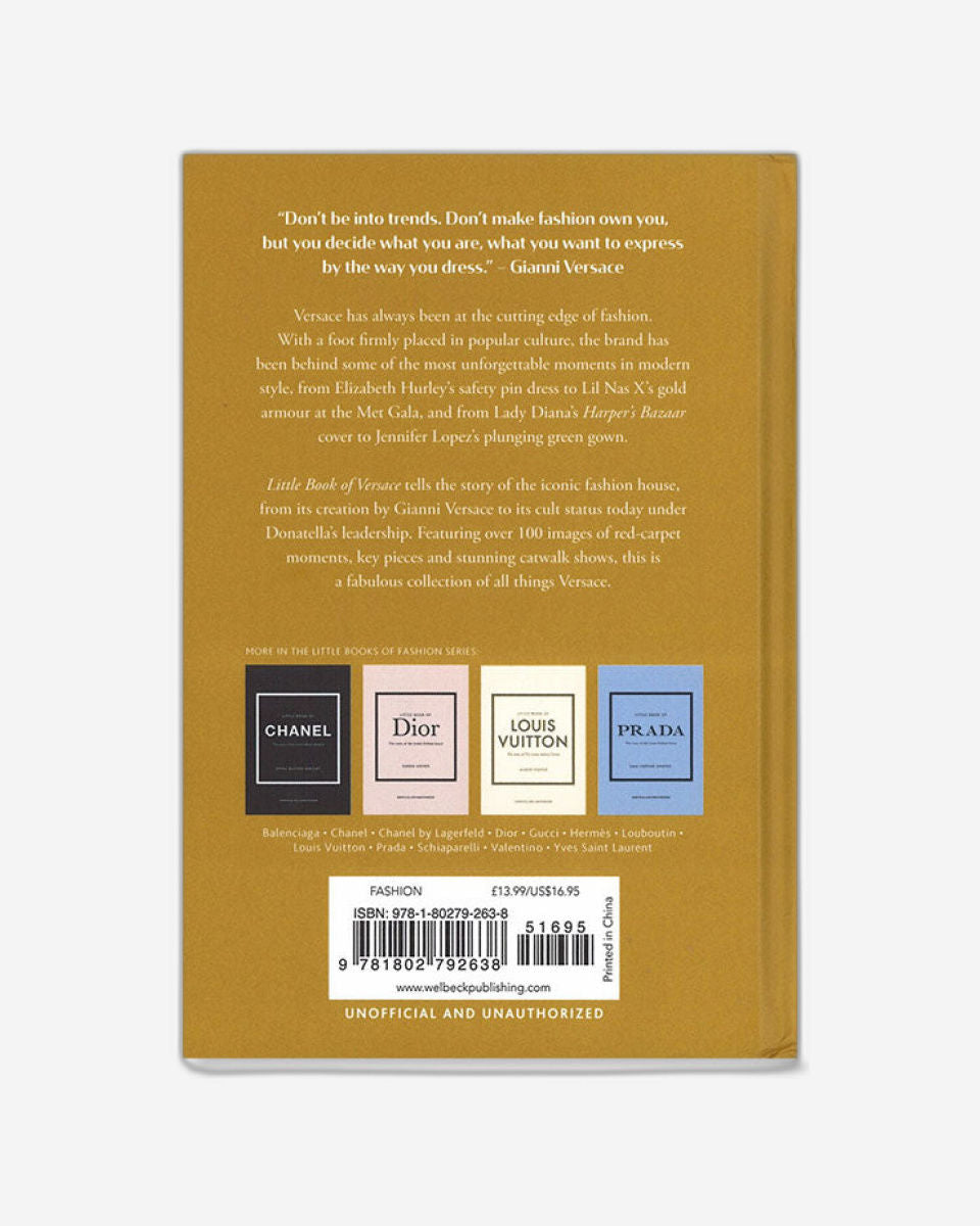 كتاب صغير عن فيرساتشي: قصة دار الأزياء الأيقونية