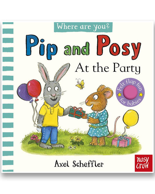 بيب وبوسي، أين أنتم؟ في الحفلة (كتاب من سلسلة "فيلت فلابس")