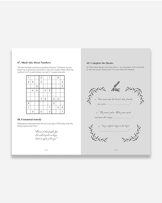 The Shakespeare Puzzle Book