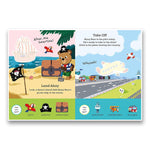 بيزي بير: كتابي الأول للملصقات - أشياء يمكن أن تذهب