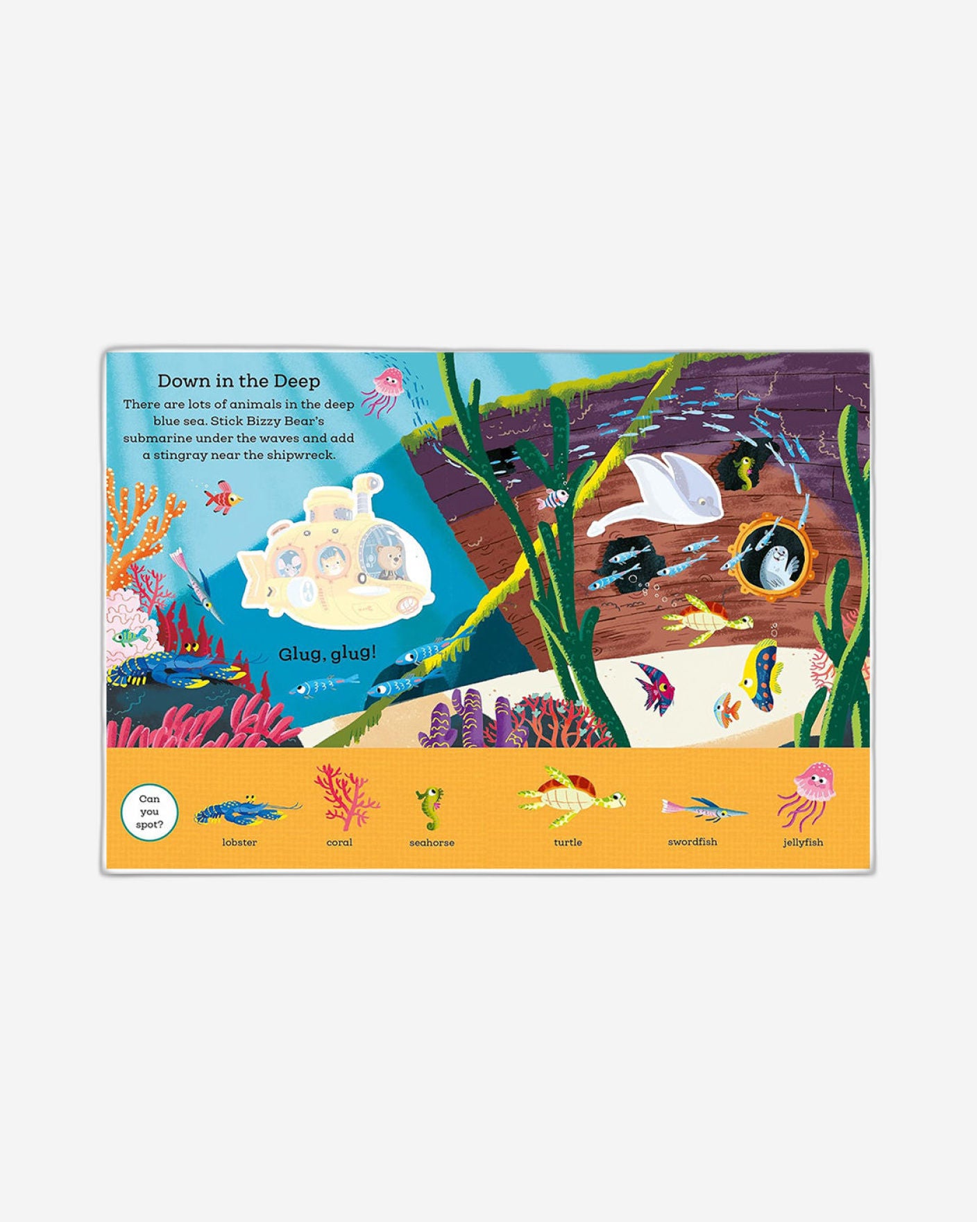 بيزي بير: كتابي الأول للملصقات - أشياء يمكن أن تذهب