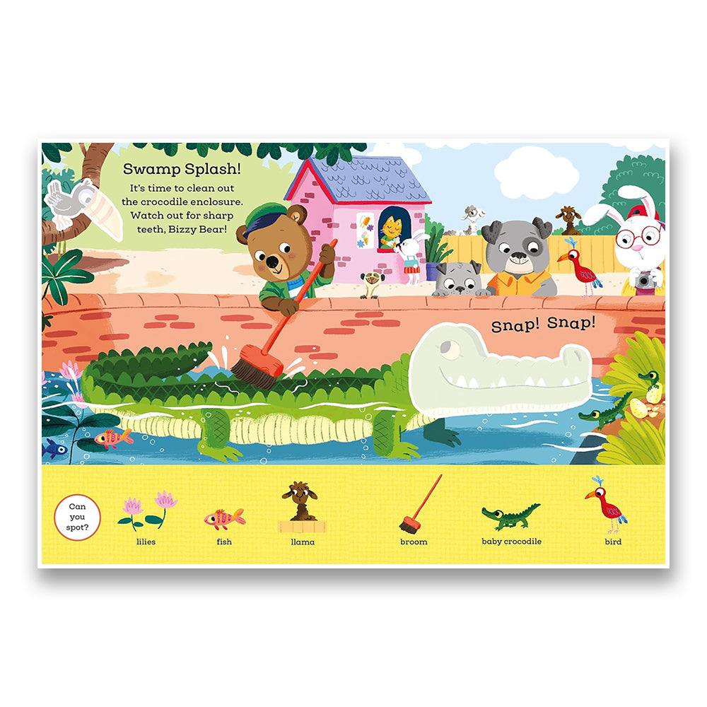 بيزي بير: كتابي الأول عن الحيوانات والملصقات