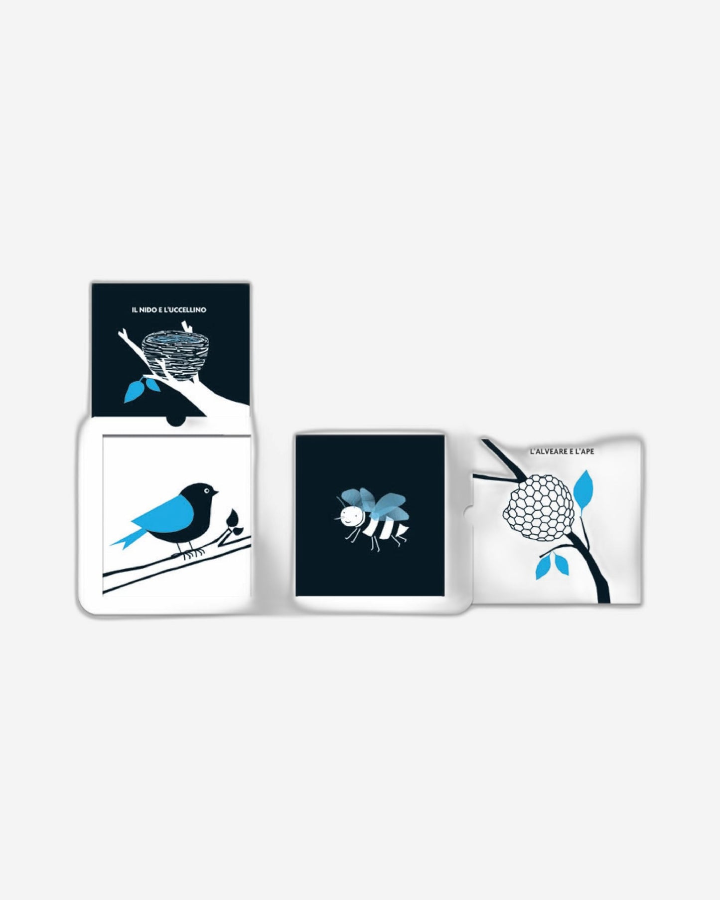 من يسكن هنا؟ (كتب بالأبيض والأسود: تحفيز بصري للأطفال)