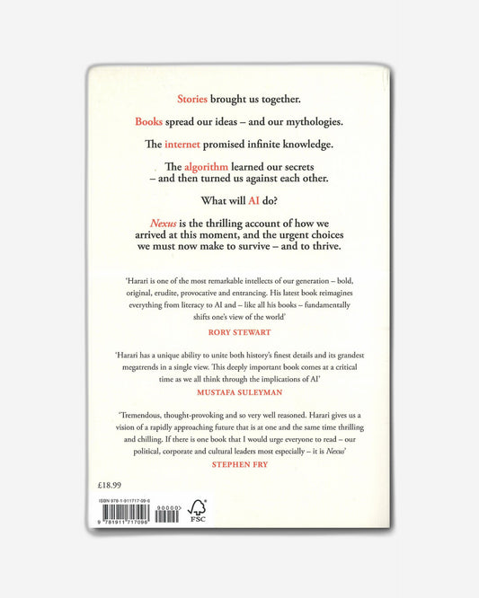 نكسس: تاريخ موجز لشبكات المعلومات من العصر الحجري إلى الذكاء الاصطناعي