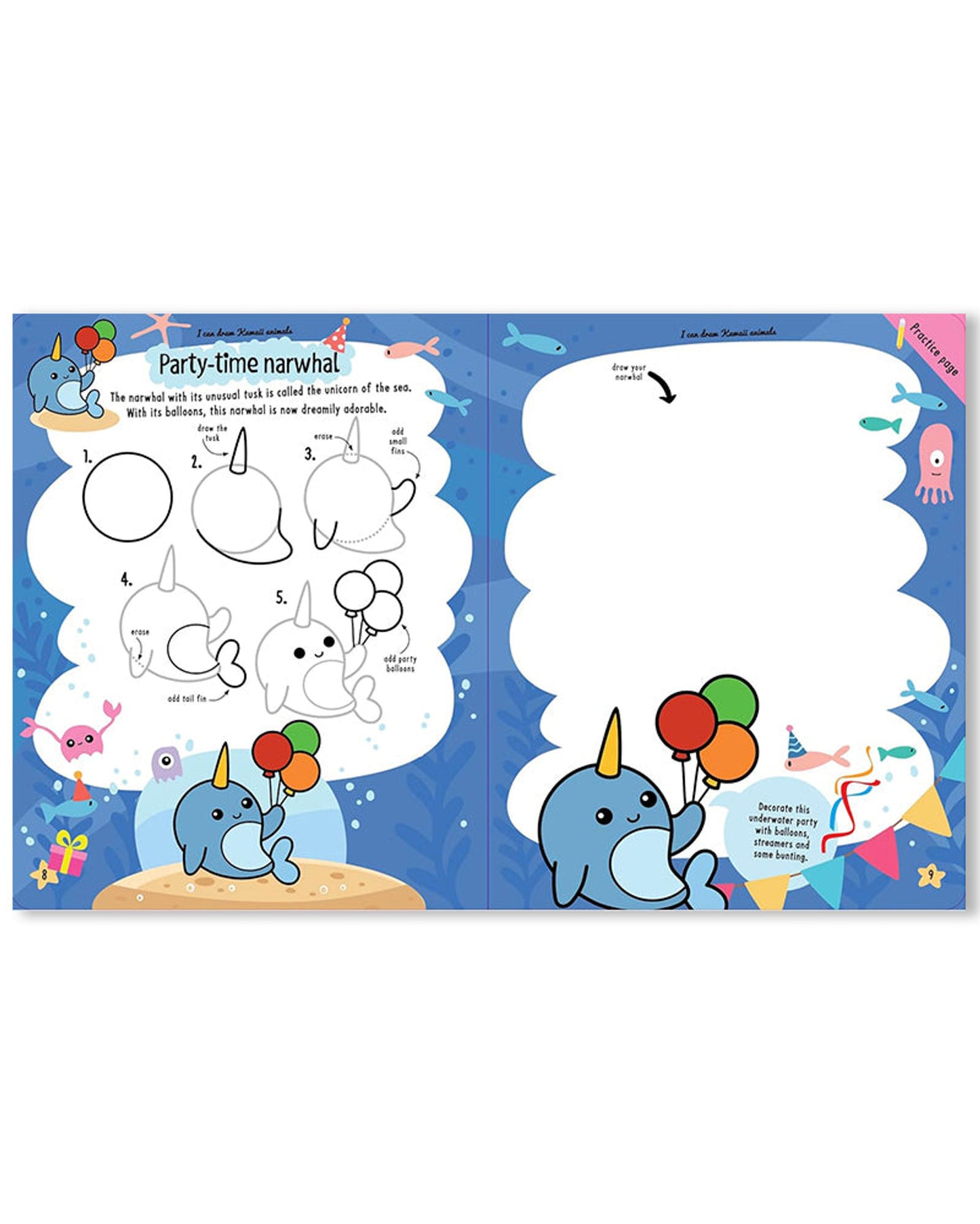 أستطيع رسم حيوانات كاواي