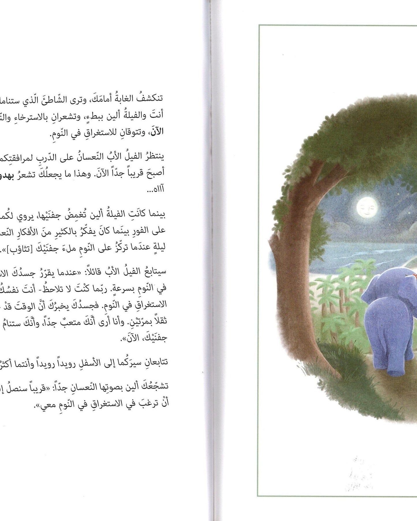 الفيلة الصغيرة التي تريد النوم