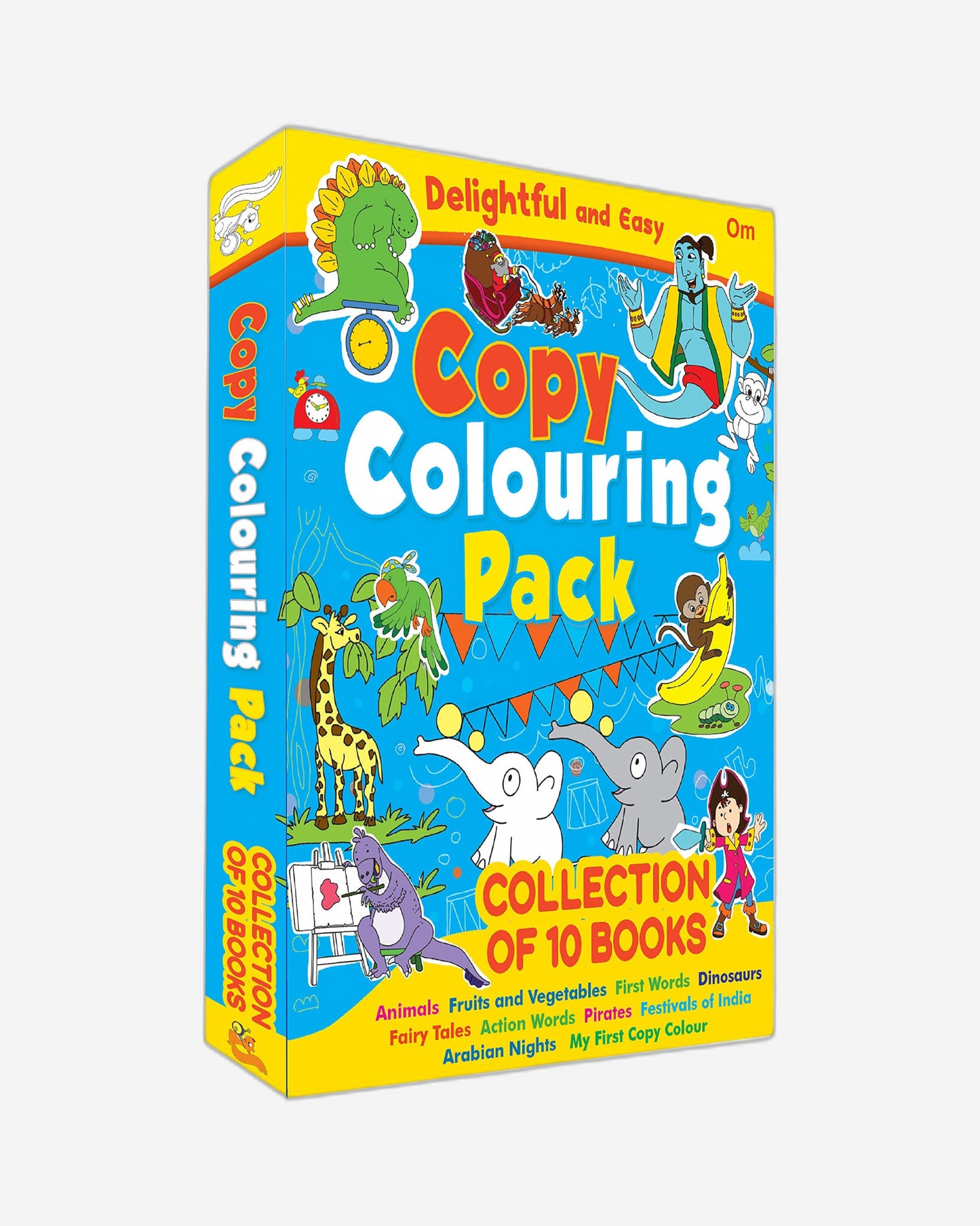 مجموعة تلوين النسخ 1: مجموعة من 10 كتب