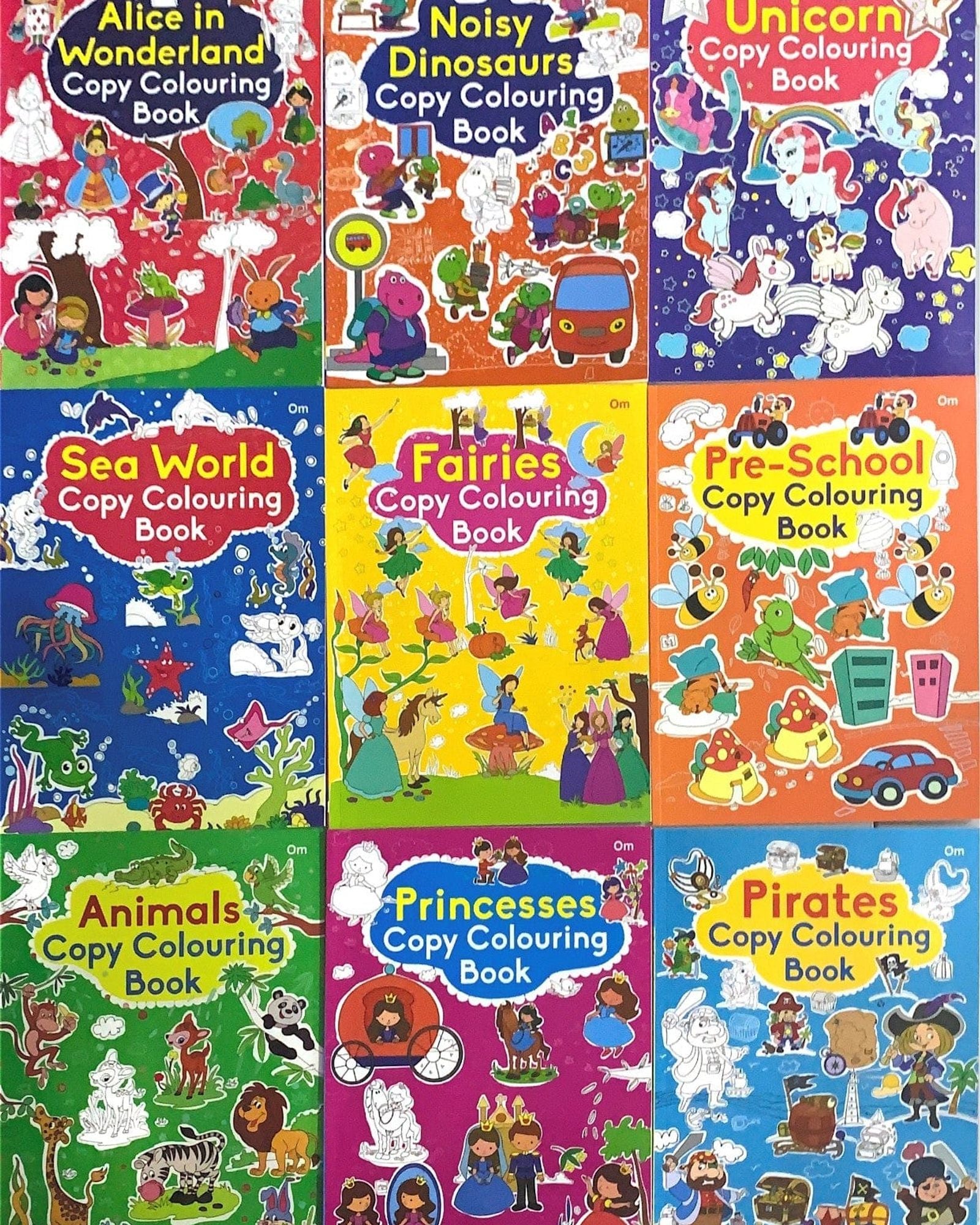 مجموعة تلوين النسخ 2: مجموعة من 10 كتب