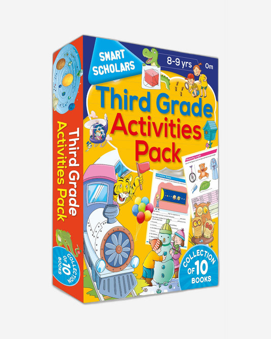 مجموعة أنشطة الصف الثالث: مجموعة من 10 كتب: Smart Scholars
