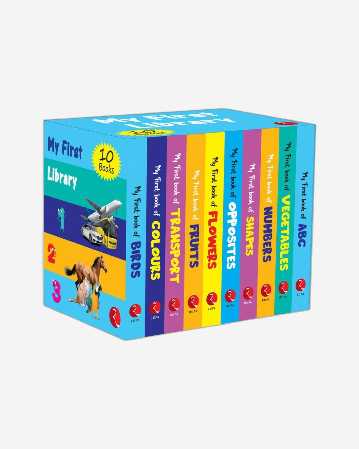 مكتبتي الأولى: مجموعة من 10 كتب