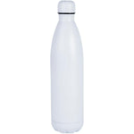 Nessan 750ML Sport Water Bottle, Vacuum Insulated Stainless Steel, Leak-Proof Double Wall Cola Shape, Keeps Drinks Hot & Cold - White