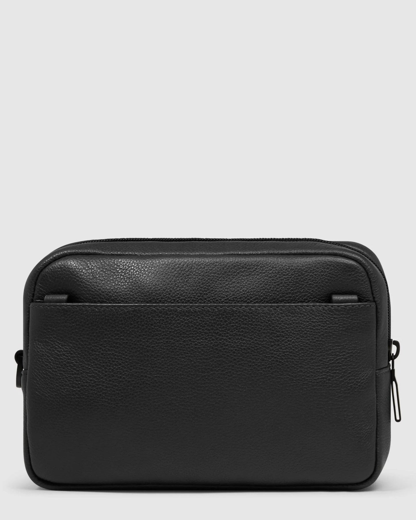 Piquadro S142 Ael Leather Clutch Bag Black