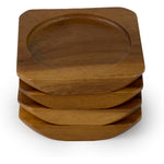 طقم قواعد أكواب بيلي 4 قطع W9.5 X L9.5 X H6