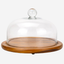 Billi Acacia Cake Dome with Glass Lid 29.5 cm