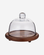 زبدة بيلي/جبنة مع قبة زجاجية