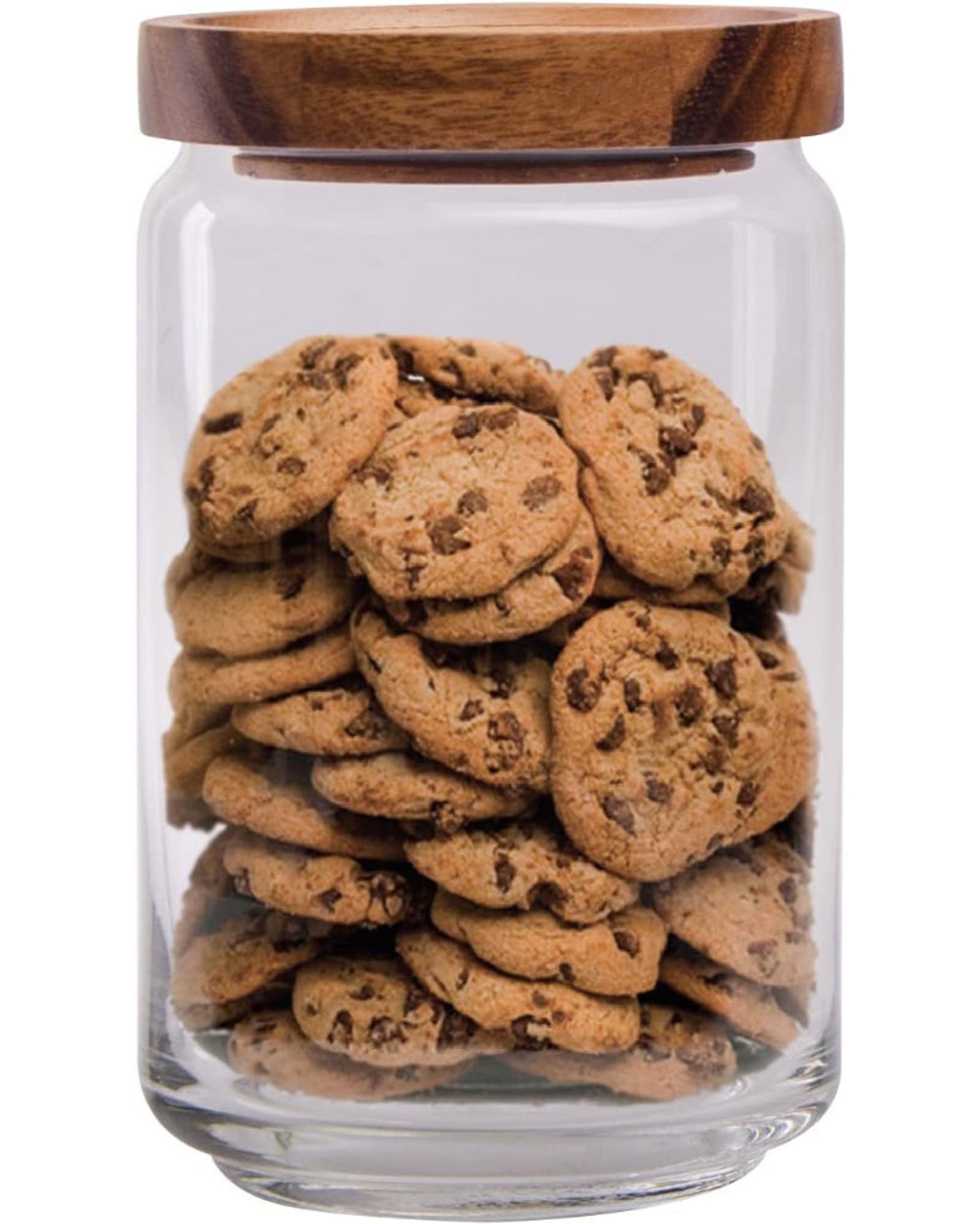 علبة بيلي الزجاجية (L) مع غطاء قابل للتكديس سعة 750 مل