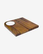 Square Board W/Ceramic Bowl