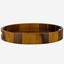 Billi Acacia Wood Round Serving Tray with Handles, Brown, 14 Inch
