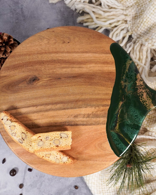 لوح تزلج مستدير بمقبض 12 بوصة + 5 بوصة من لين وليانا، لون اليشم