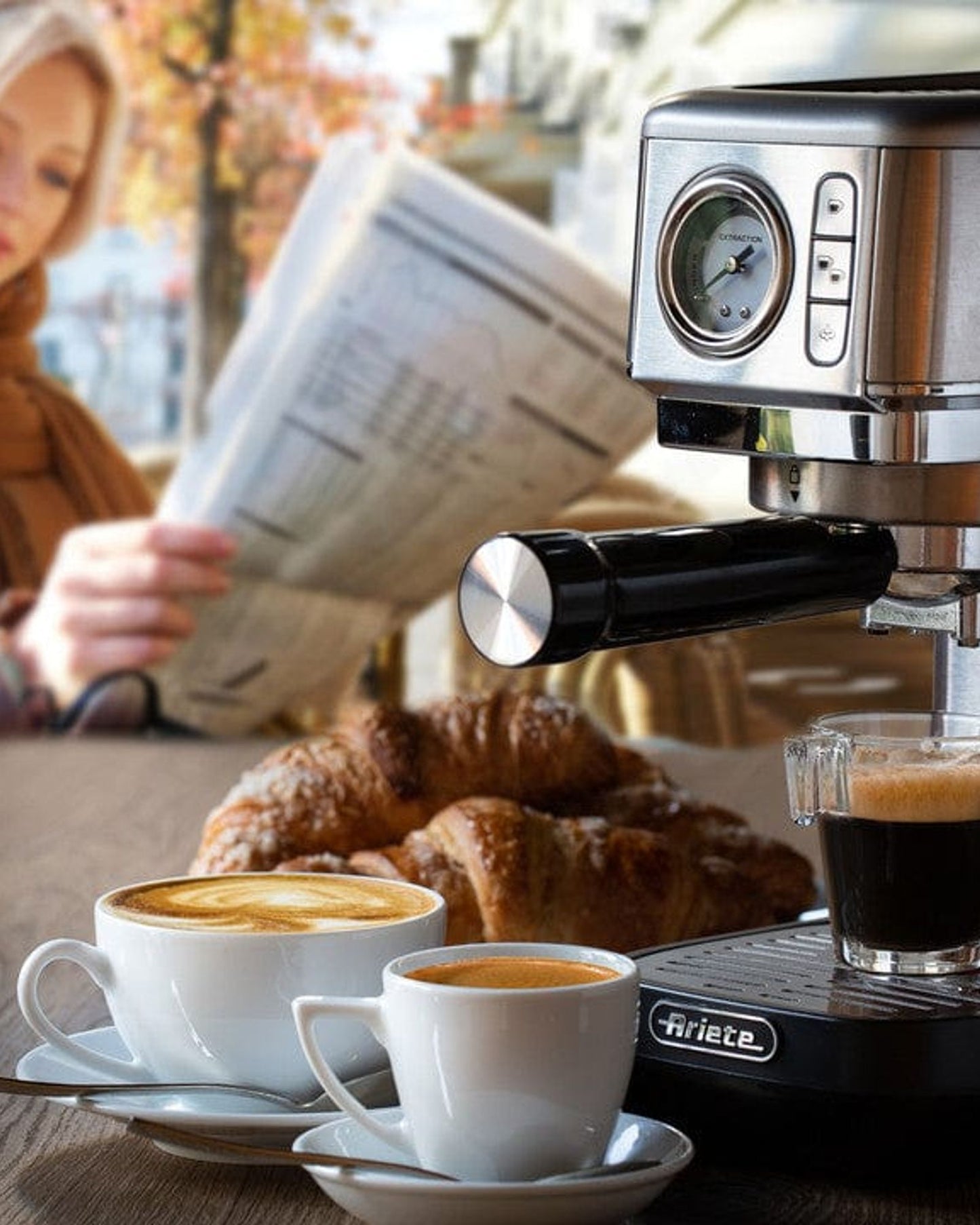 ماكينة صنع الإسبريسو بمضخة أرييتي