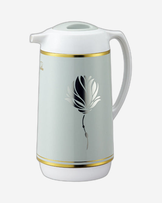 وعاء زوجيروشي العملي سعة 1.0 لتر، فضي ضبابي