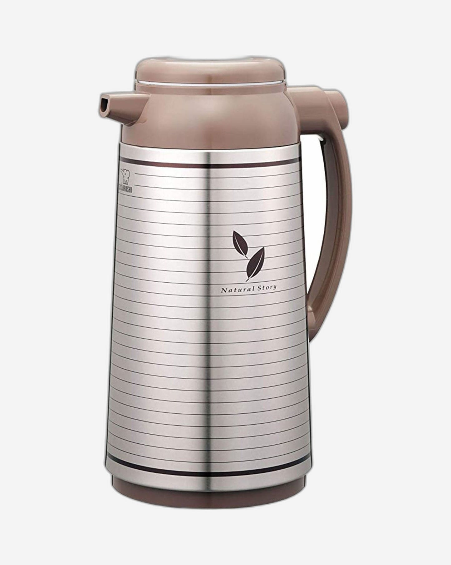 قارورة حرارية فاخرة من زوجيروشي، سعة 1-55 لتر، بتصميم أوراق الساتان