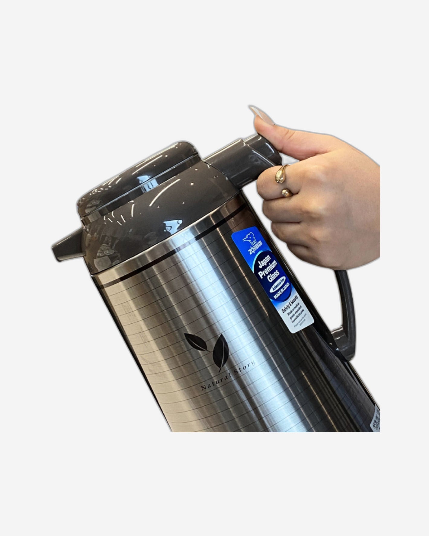 وعاء زوجيروشي هاندي بوت سعة 1.55 لتر، لون ساتان ليف