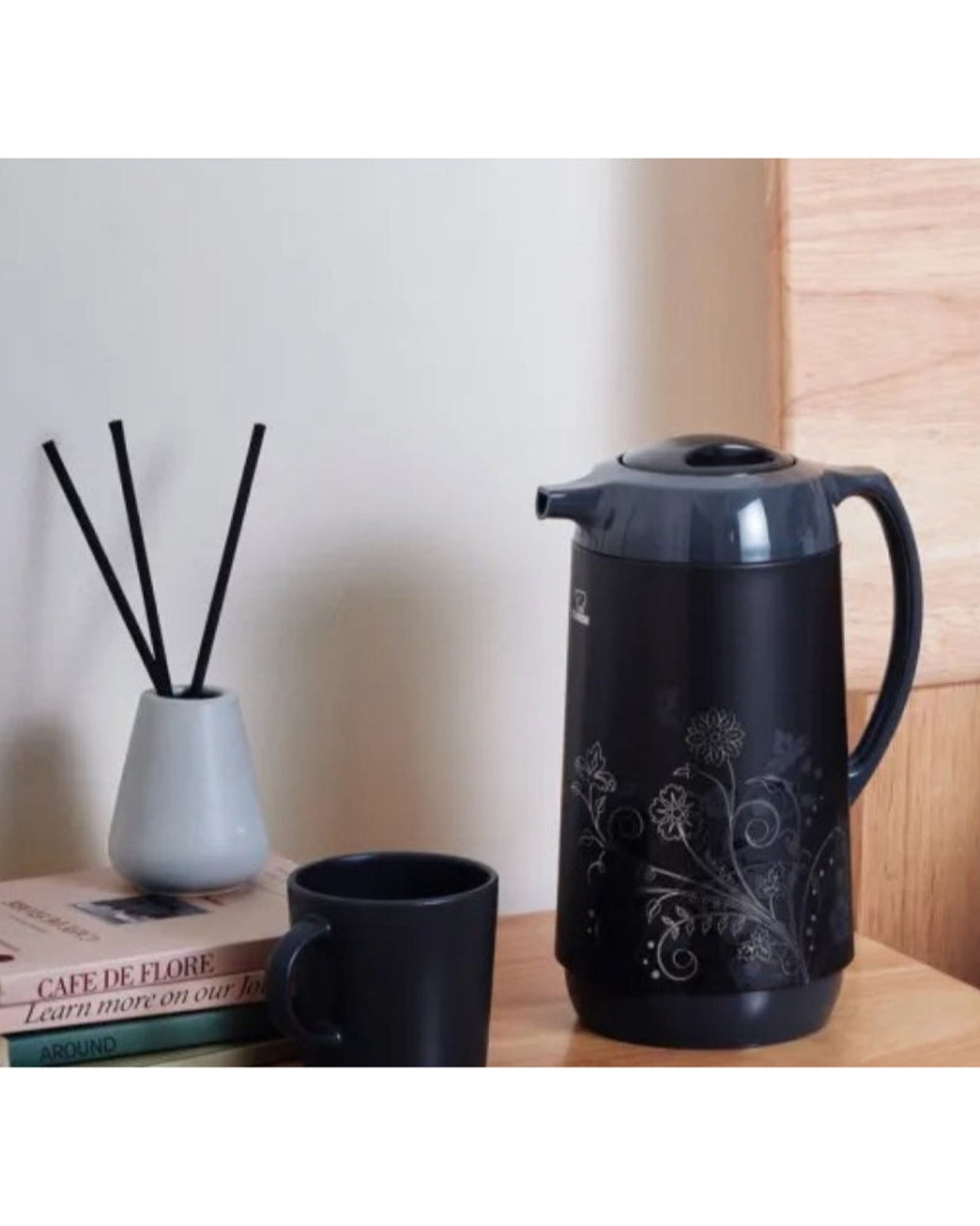 قدر زوجيروشي هاندي بوت سعة 1 لتر، لون أسود