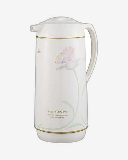 وعاء زوجيروشي هاندي بوت سعة 1.3 لتر، أبيض، بتصميم راقصة الباليه