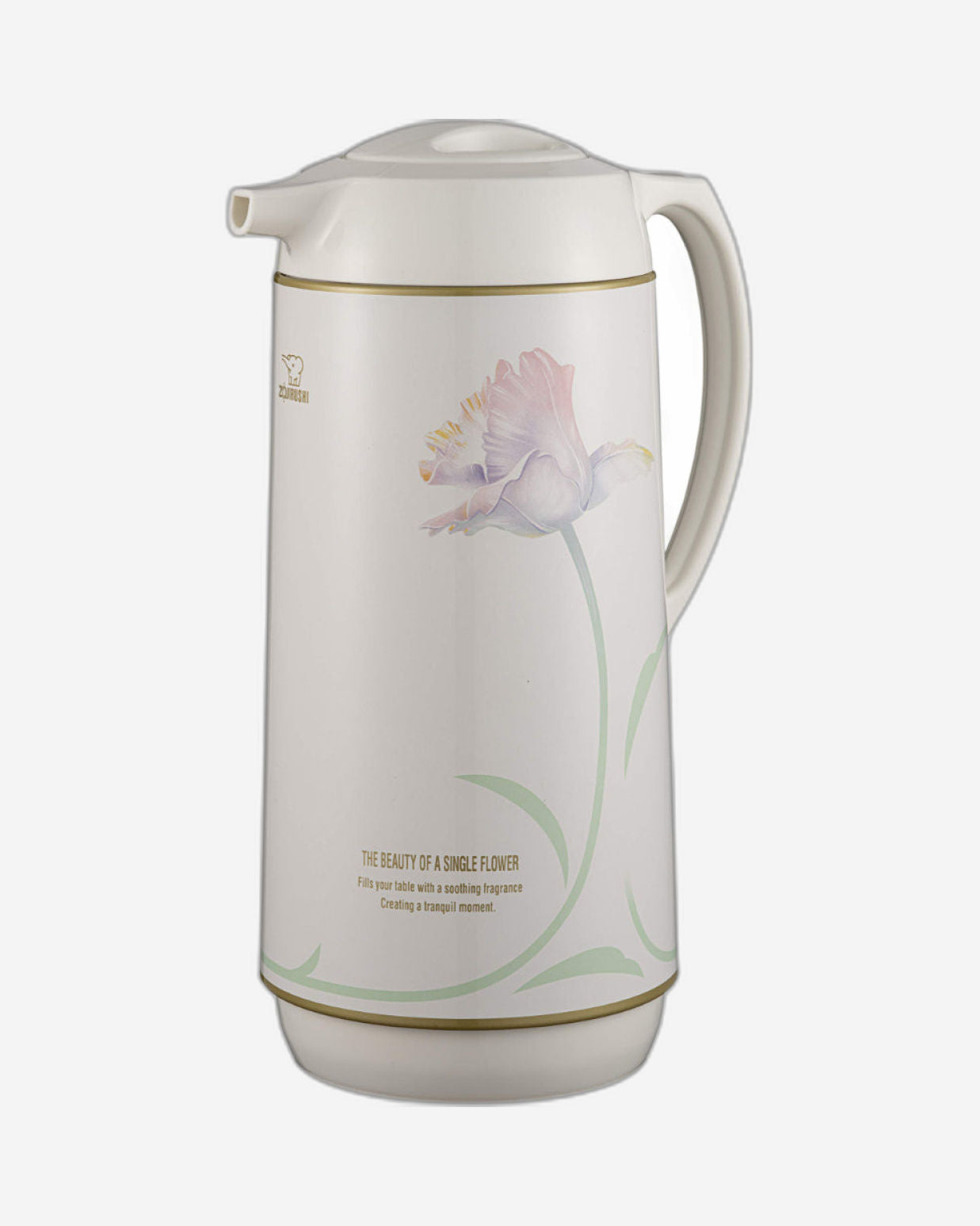 وعاء زوجيروشي هاندي بوت سعة 1.3 لتر، أبيض، بتصميم راقصة الباليه