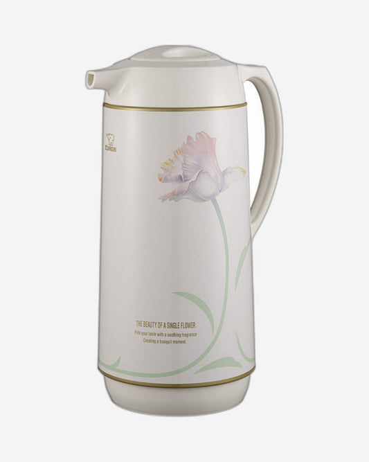 وعاء زوجيروشي هاندي بوت سعة 1.3 لتر، أبيض، بتصميم راقصة الباليه