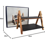 حامل تقديم فني مكون من طبقتين 40×30 سم