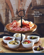 حامل تقديم فني مكون من طبقتين 25×24 سم