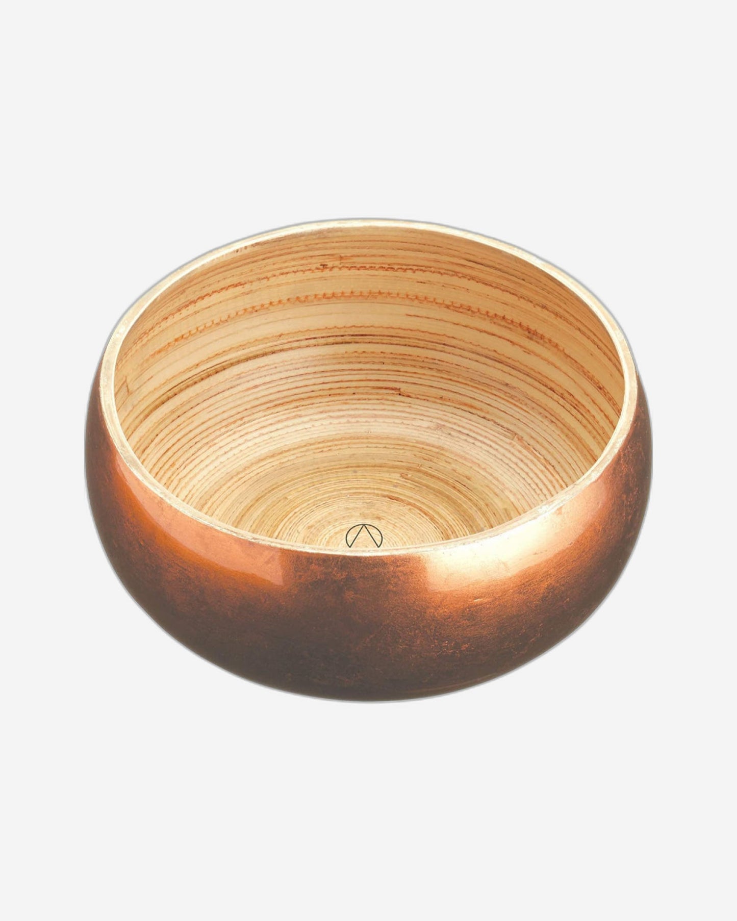 وعاء تقديم فني 17 سم بلمسة نهائية من النحاس Bmboo