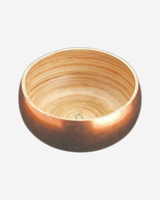 وعاء تقديم فني 17 سم بلمسة نهائية من النحاس Bmboo