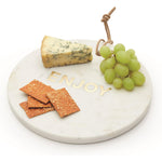ART CHEESE BOARD 25CM MARBLE