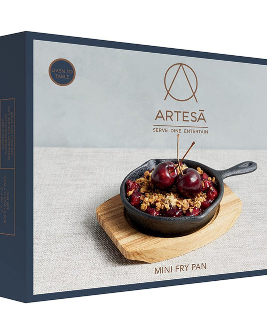 مقلاة صغيرة من آرت، مقاس 11×16 سم، مصنوعة من الحديد الزهر