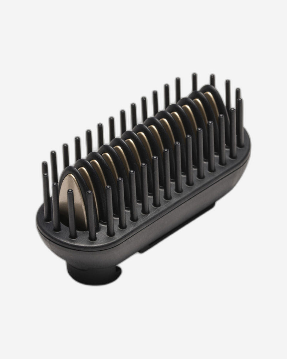 مجفف شعر بيبي ليس إير واند ٣ في ١ | مكواة فرد وفرشاة هواء ساخن بتقنية الأيونات ومحرك رقمي عالي السرعة | يتضمن ٣ ملحقات | لا يسبب ضررًا حراريًا - (AS6550SDE)