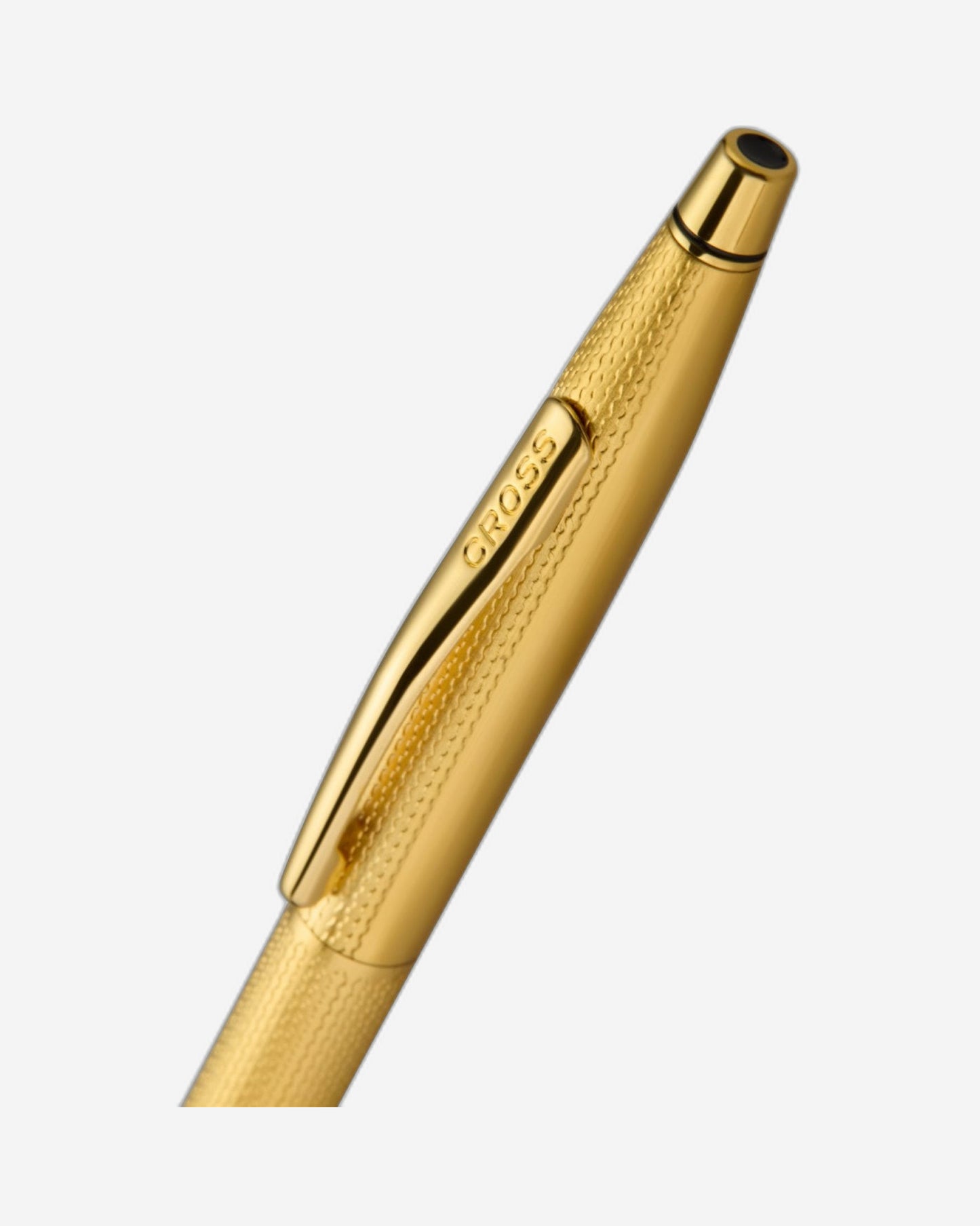 قلم حبر جاف كلاسيكي من كروس سينشري مطلي بالذهب ومنقوش 