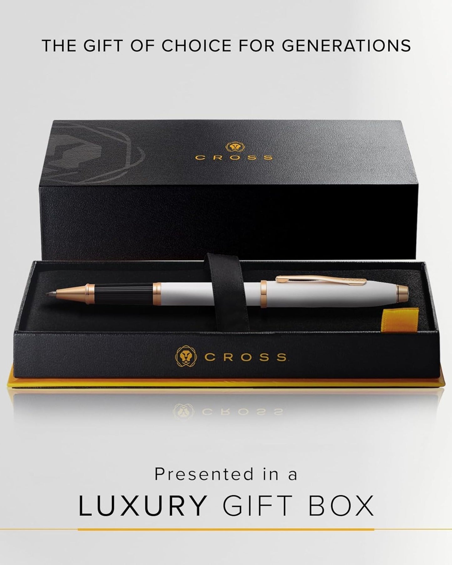 قلم حبر جاف أبيض لؤلؤي من كروس سنتشري الثاني