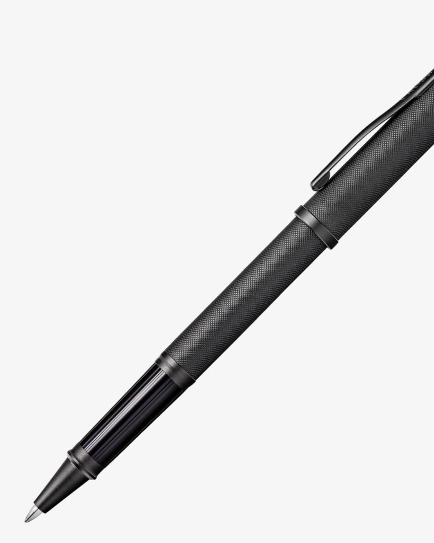 قلم حبر جاف Selectip® Rollerball من Cross Century® II Black Micro Knurl